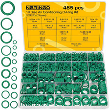 485 Pcs Metric Ac O Ring Kit - Automotive Ac System Seal Kit Compatible With R1 485 Pcs Metric Ac O Ring Kit - Automotive Ac System Seal Kit Compatible With R1