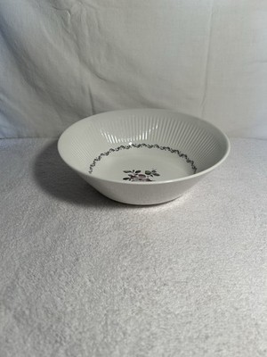 Vintage Johnson Brothers Plum Blossom Ironstone 8 1/2  Vegetable Bowl 