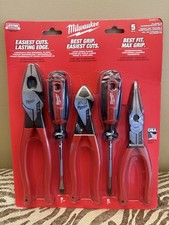 Milwaukee MT500-5 Pc Dipped Grip Cutting Plie...