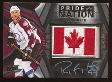 2009-10 UD Black Pride Of A Nation Auto Patch Ryan Smyth 15/25