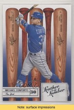 2019 Panini Leather & Lumber Bats Michael Conforto #96 READ 6ks