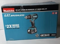 Makita XFD13SM1 18V LXT Brushless 1/2” Driver-Drill Kit W/ 4.0Ah Battery & Bag