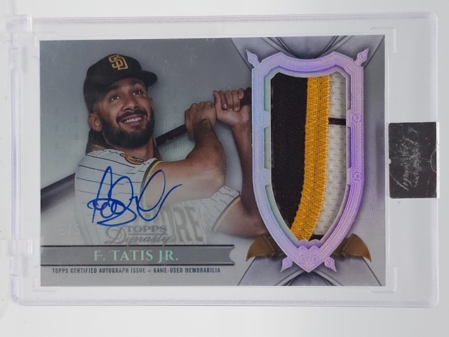 Fernando Tatis Jr. 2024 Topps Dynasty Silver Auto Patch 5/5 #DAP-FT1 Q1300
