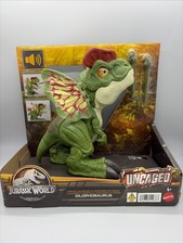 Jurassic World Dinosaur Sound Uncaged Fierce Launchin Dilophosaurus Figure NEW