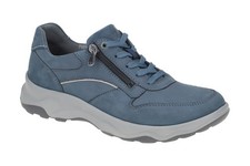 Waldl&auml;ufer Schuhe H blau Herrenschuhe bequeme Schn&uuml;r Halbschuhe 718006 410 206