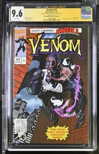 Venom #33 CGC 9.6 JSA Signed & Remarked Mike Mayhew Variant Knull appearance