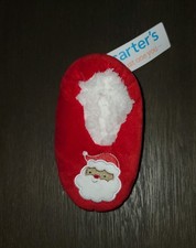 NEW TODDLERS CARTER'S JUST ONE YOU RED SANTA SLIPPERS SIZE 2T-3T