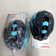 2x Schwinn Dash Adult Bike Helmet Teal Grey Lightweight Hardshell Cycling Safety