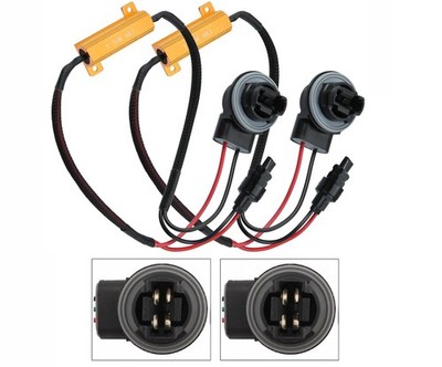 Wire LED Resistor Canceler Error Decoder 3157 S Harness Front Turn Signal Park