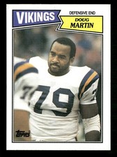 1987 Topps #208c Doug Martin Minnesota Vikings