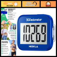 3D Step Counter Pedometer with Large Display ...