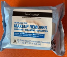 Neutrogena Makeup Remover Ultra Soft Cleansing Towelettes FRAGRANCE FREE