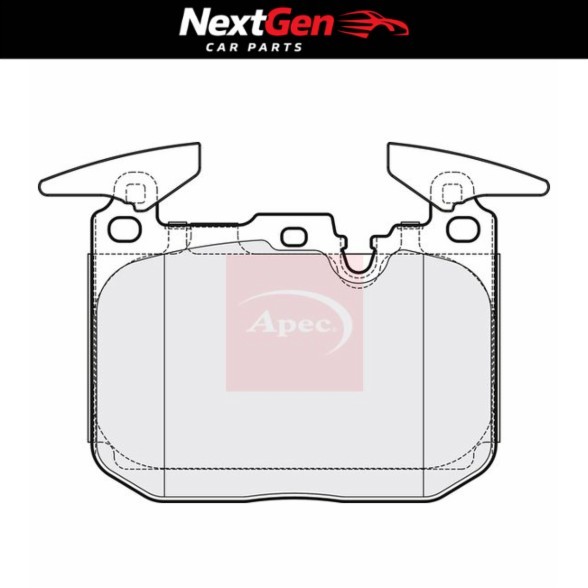 APEC Brake Pad Set, disc brake PAD1907