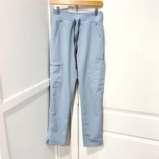FIGS Scrub Bottoms Womens Small x 29" Baby Blue HW YOLA Pants W22SW2013 Medical