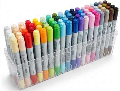 Too Copic Ciao 72 Color Set B Alcohol Markers Used Complete No Case