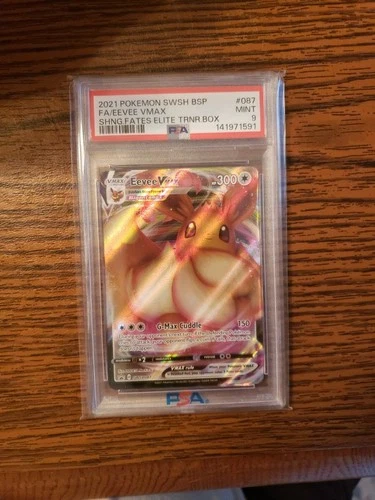 Pokemon Eevee VMAX Promo SWSH087 PSA 9