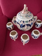 Schönes altes Bowle Service