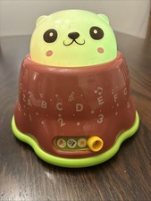 WHACK  LEARN MOLE Color Changing ABCs Colors Numbers Game Music Lights - Works 