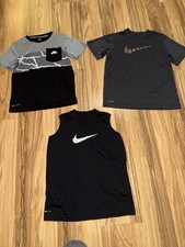Nike Boys Youth Sz Small S 8 T-shirt Graphic Tee Shirt Dri-fit Lot