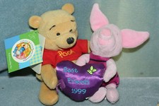 Disney Winnie Pooh  Piglet Friendship 1999 Bean Bag