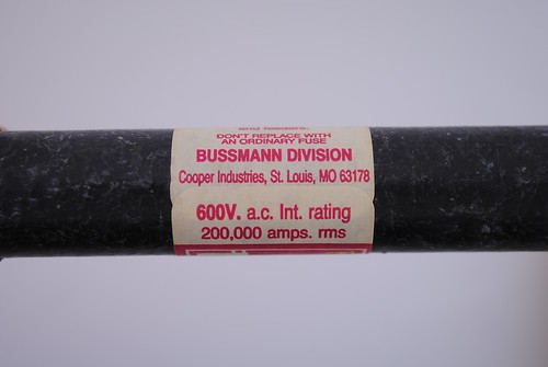 Bussmann Fusetron FRS-R-1/2 Dual Element , Time Delay, RK5 Fuse, 1/2-Amp, 600V - Picture 3 of 5