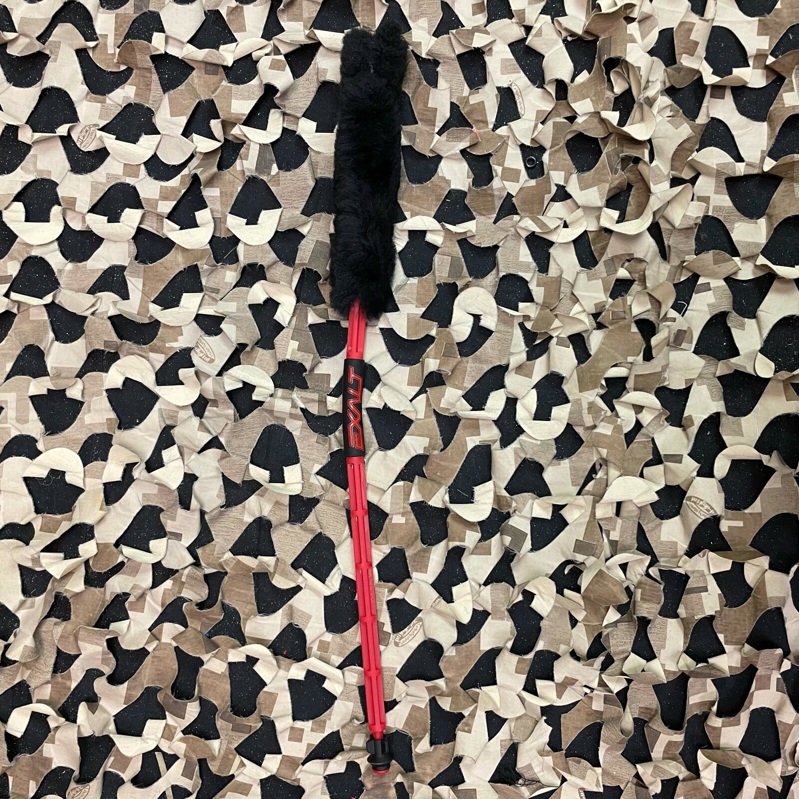 NEW Exalt Paintball Barrel Maid Swab - Magma (Red/Black)