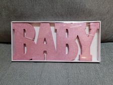 BABY Decorative Sign Female By Amscan Inc 1" X 8" X 18" New