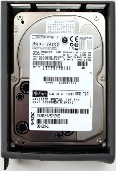 Man3735f sun72gb 10k rpm, 5404519-01, 3900096-02, man3735fc, ca06015-b45600pu - Image 3 of 4