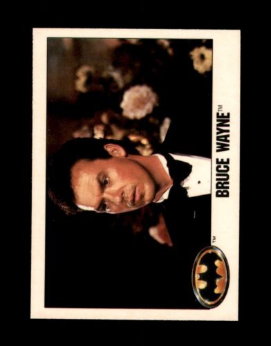 1989 Topps Batman GLOSSY #3 Bruce Wayne NrMT-MT or Better - Picture 1 of 2