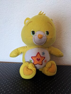 Care bears Glücksbärchis Gelb, Kuscheltier Plüschtier Ca. 30 cm  Top