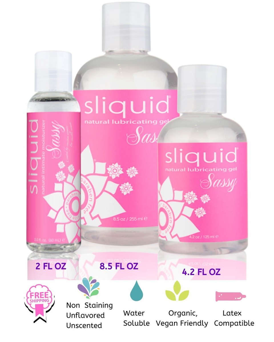 Sliquid Naturals Sassy Water Based Anal Gel Lubricant - Choose Size | eBay