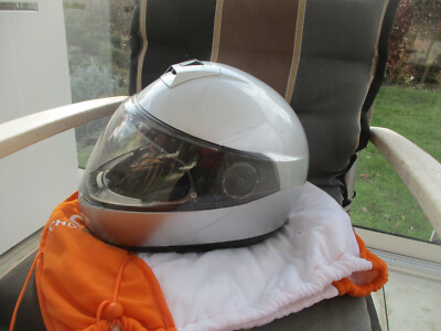 Schuberth c4 Motorradhelm, silber-met.  Größe  60-61 Schubert