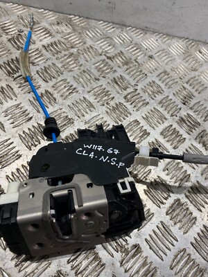 MERCEDES BENZ CLA NSF PASSENGER FRONT SIDE DOOR LOCK A1667200735 CLA 2017 W117