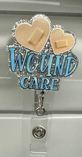 Wound Care Nurse Tech Badge Reel ID Retractable New
