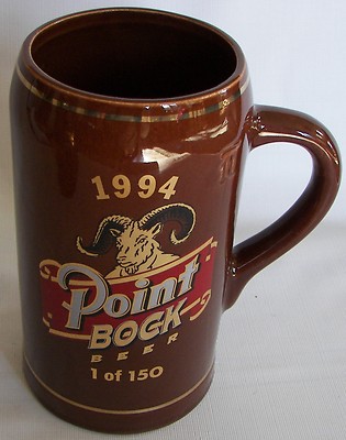 Stevens Point, Wis.  Brewery 1 liter 1994 & 1997 Beer mugs,  stein, pick 1 of 3