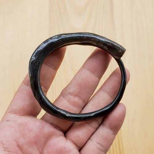 Indonesian Akar Bahar Bracelet Genuine Black Coral Bangle #177 - Picture 3 of 6
