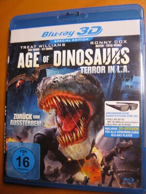 Blu ray ''Age of Dinosaurs - Terror in L.A.'' 3D+2D Version, A la Jurassic Park !