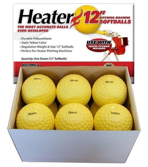 Heater Sports Pitching Machine Softballs - Thumbnail 2