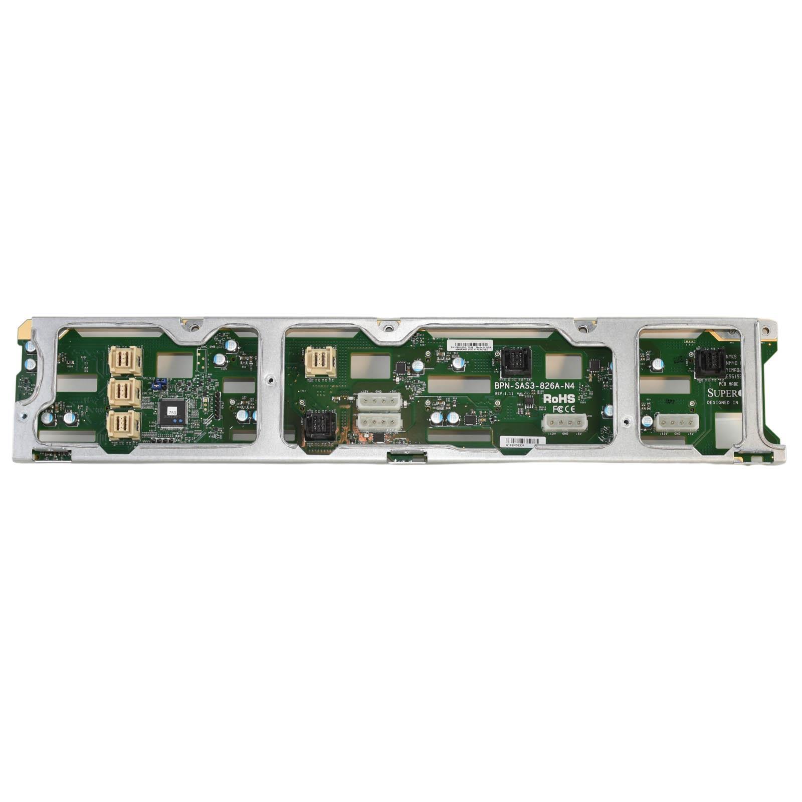 Supermicro BPNSAS3826AN4 12x 3.5" 12Gb/s SAS3 6Gb/s SATA 2U