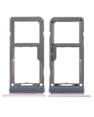 Dual Sim Card Tray Compatible For Samsung Galaxy S8 / S8 Plus (Rose Gold)