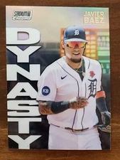 2022 Topps Stadium Club Chrome Javier Baez Dynasty Refractor Tigers #4A