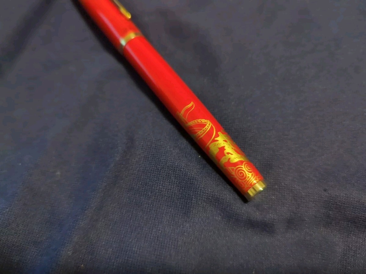 PARKER 万年筆 F SIZE Rare Parker 60th Anniversary of China Fountain Pen Great Wall of