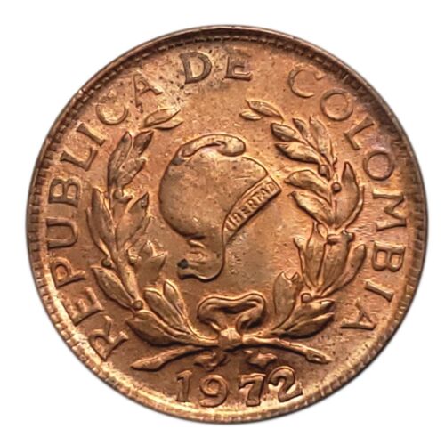 Moneda 1 Centavo 1972 Colombia RPD 19/19 Pieza 2701 - Picture 1 of 3