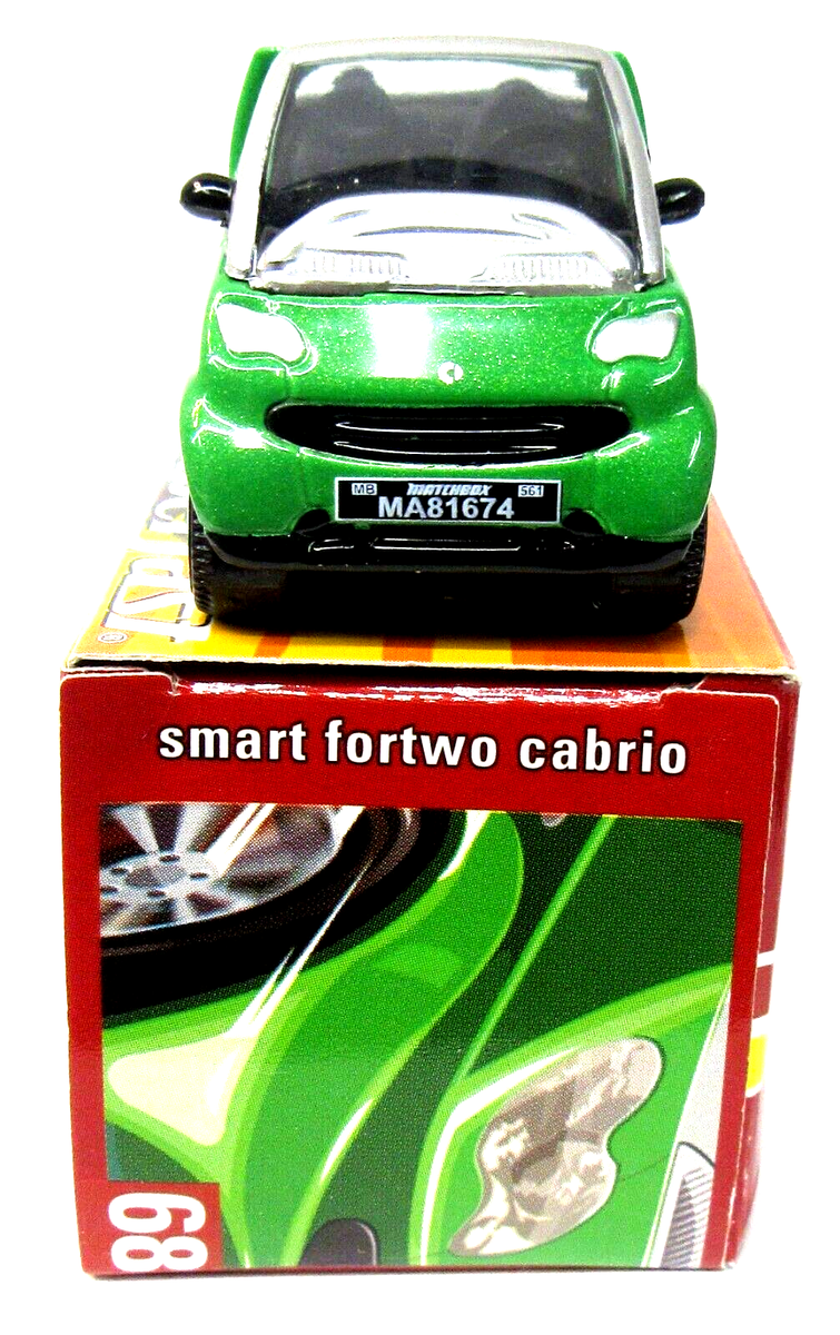 希少　smart fortwo cabrio ミニカー Matchbox #89 SMART FOURTWO CABRIO green diecast Car MIB | eBay