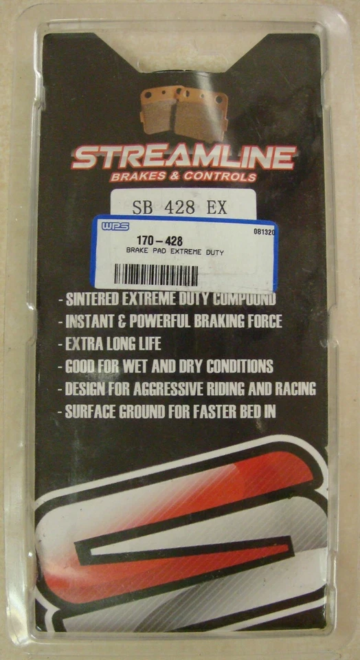 Streamline Extreme Duty Brake Pads SB428EX Yamaha Rhino YXR45F 450 YXR66F 660 — 第 2/2 张图片