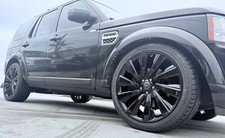 22 Range Rover Style Wheels 22x9.5 Offset 45 5x120 Bolt Pattern Brandnew