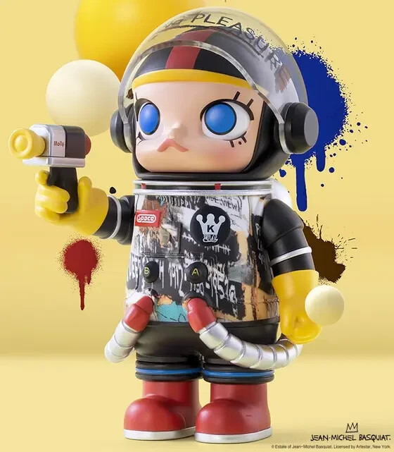 POP MART SPACE MOLLY バスキア BASQUIAT 400% MEGA SPACE MOLLY 400% Jean-Michel Basquiat - Mega 400% - POP