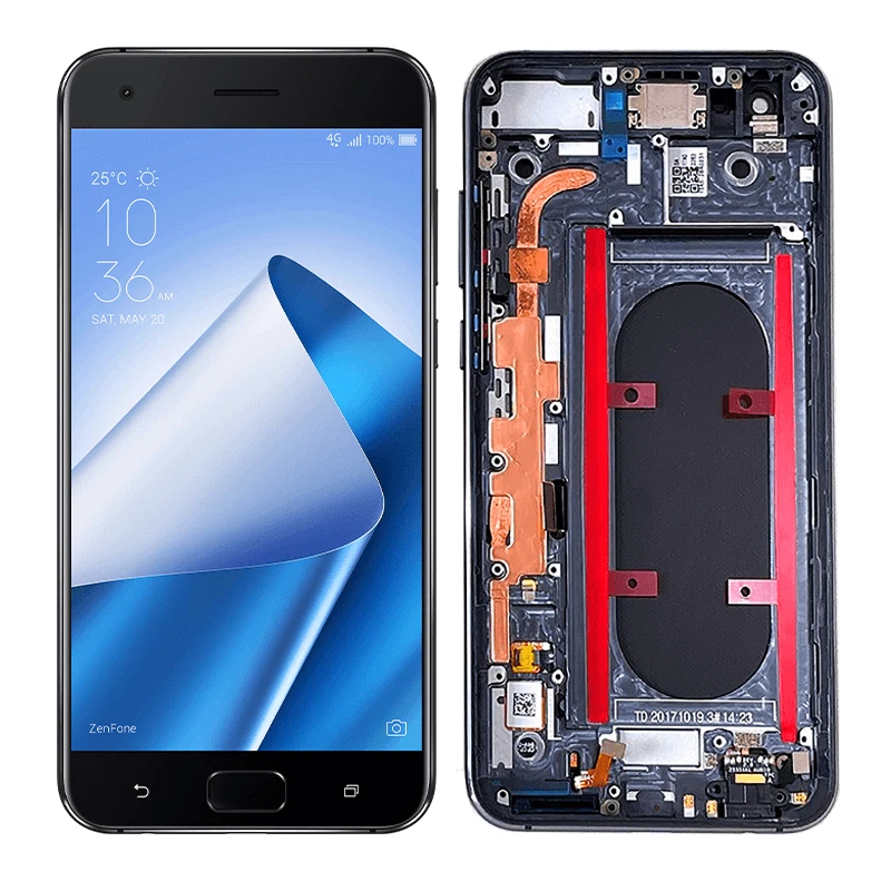 5.5" New For ASUS ZenFone 4 Pro ZS551KL Display Touch Screen Replacement+Frame - Image 3 of 4