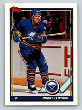 Grant Ledyard 1991-92 Topps #386 Buffalo Sabres