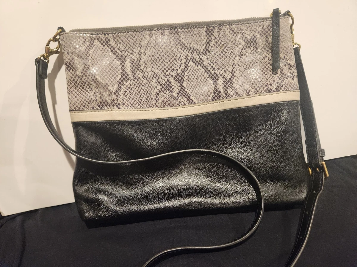Fossil snakeskin online purse